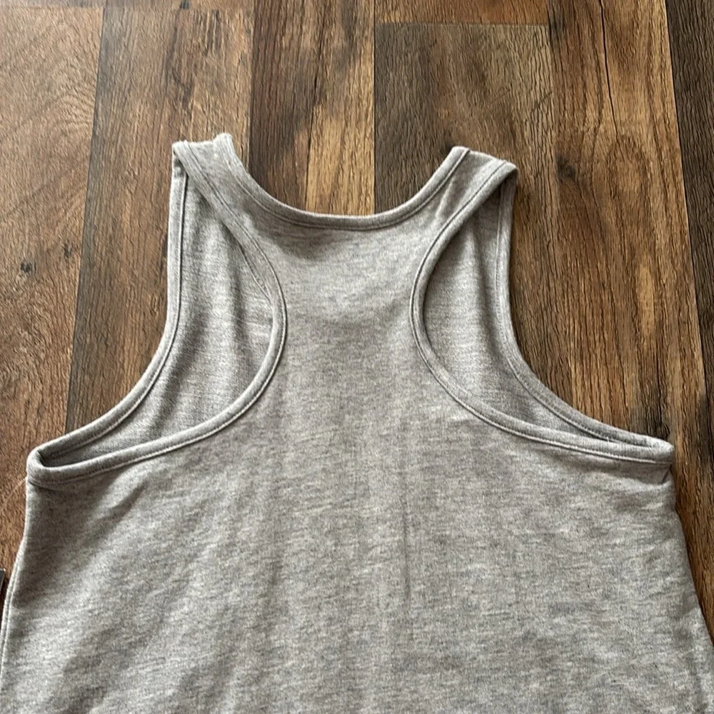 Adidas Gray rainbow logo Racerback Athletic Casual Cotton Dress New With Tags 14